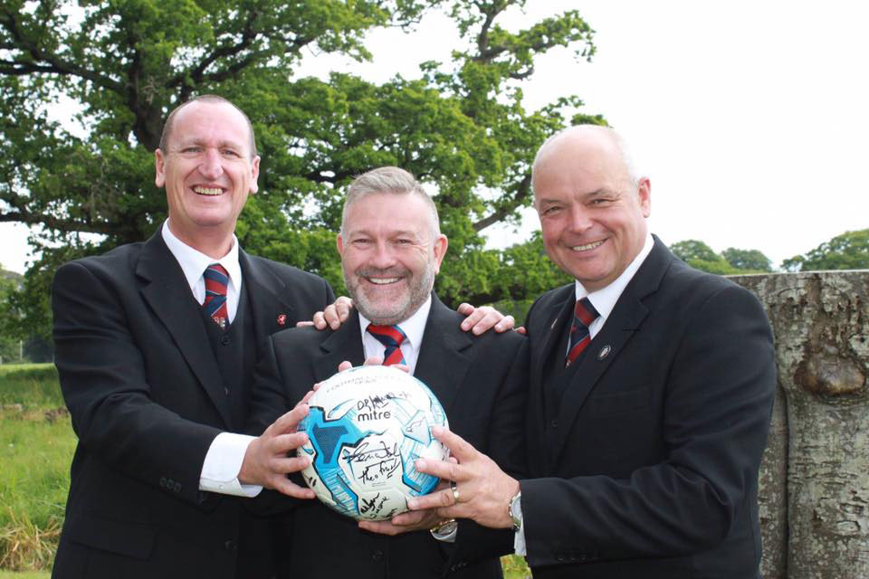 Founding members of Football Lodge No 9921